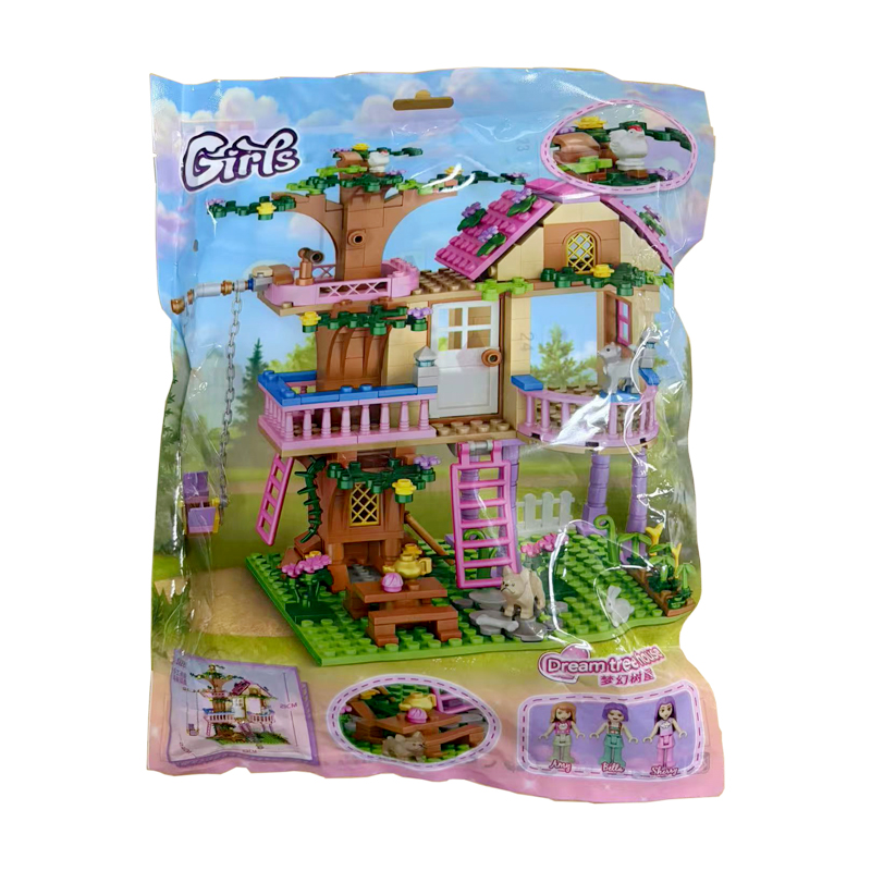 Bonsai Garden Tree - Friends City Tree House Set Blok
