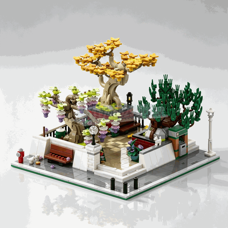 Bonsai Garden Lego - 1309PCS Blok Bangunan Pohon Bonsai Taman