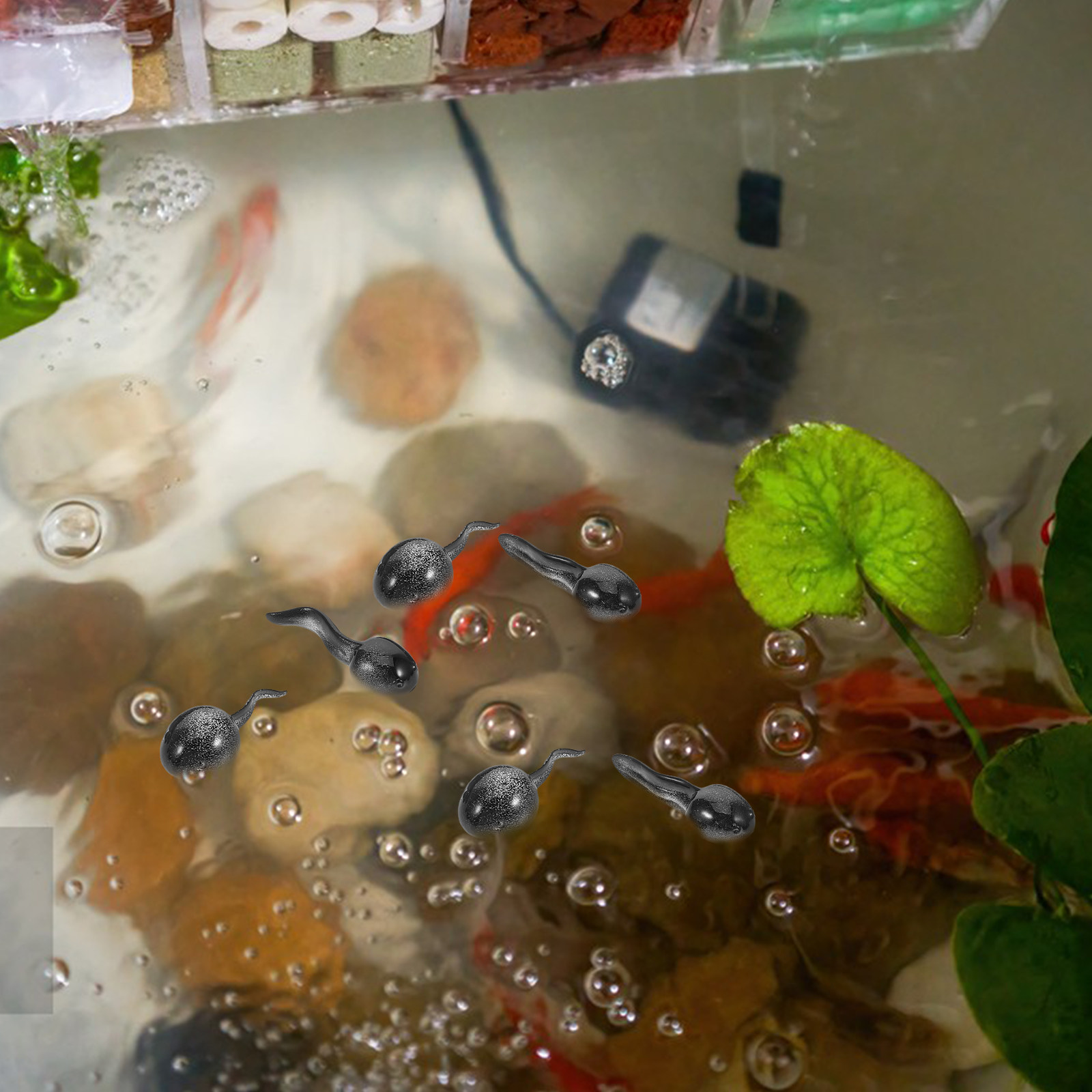 13 Buah Dekorasi Resin Kecebon - Bonsai Garden With Pond ulasan dan harga