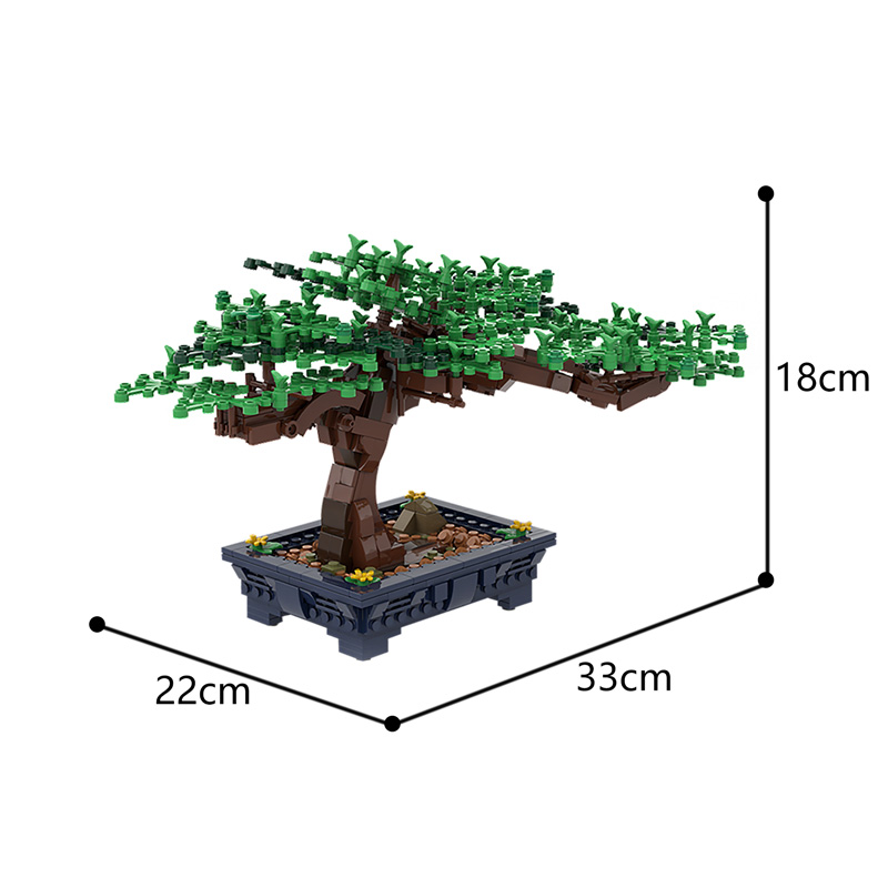 Model Tanaman Rumput Semak Hij - Bonsai Garden Lego ulasan dan harga