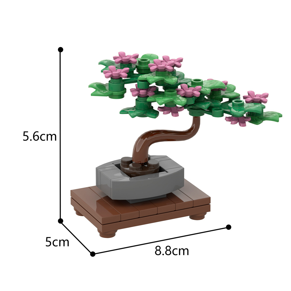 Model Tanaman Rumput Semak Hij - Bonsai Garden Lego ulasan dan harga