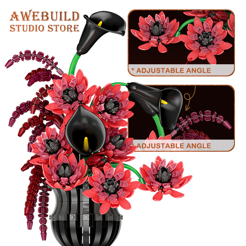 Blok Bangunan Bunga Bird of Pa - Bonsai Garden Lego ulasan dan harga