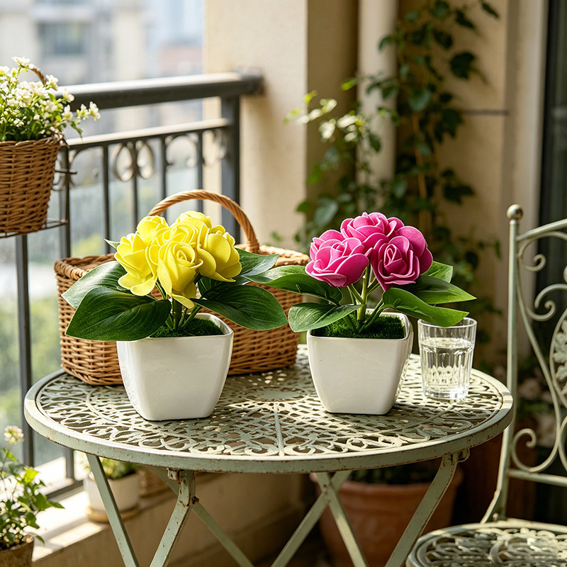 4 buah pot bunga simulasi 6 ma - Bonsai Garden Restaurant ulasan dan harga