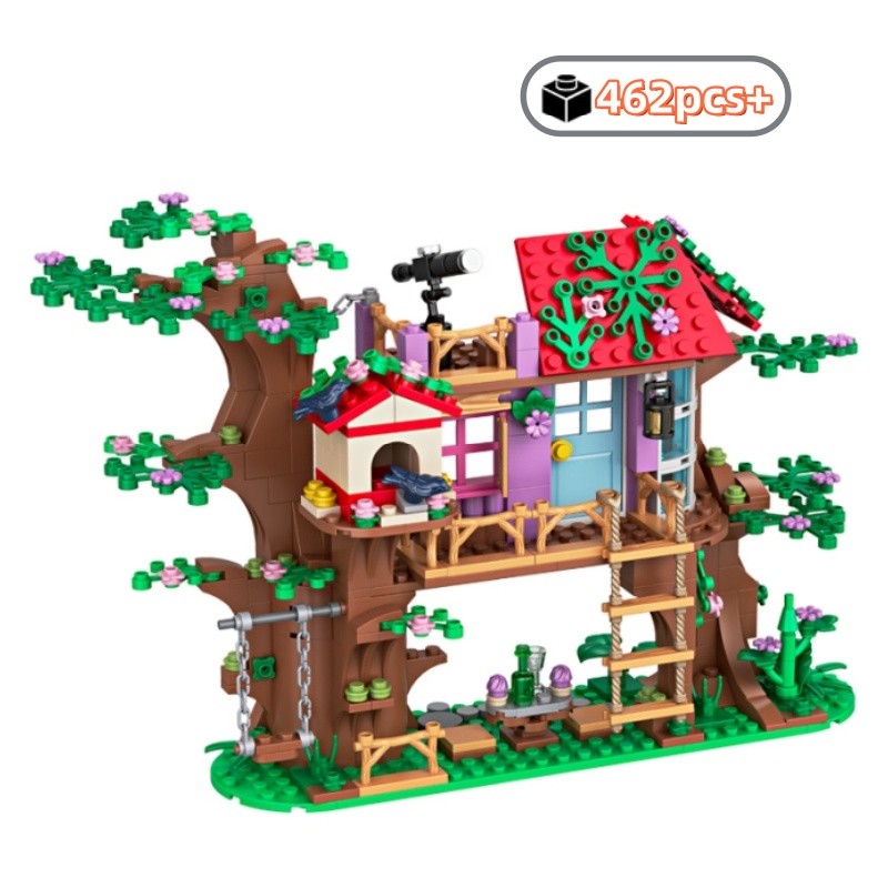 462pcs Set Blok Bangunan Rumah - Bonsai Garden Tree ulasan dan harga
