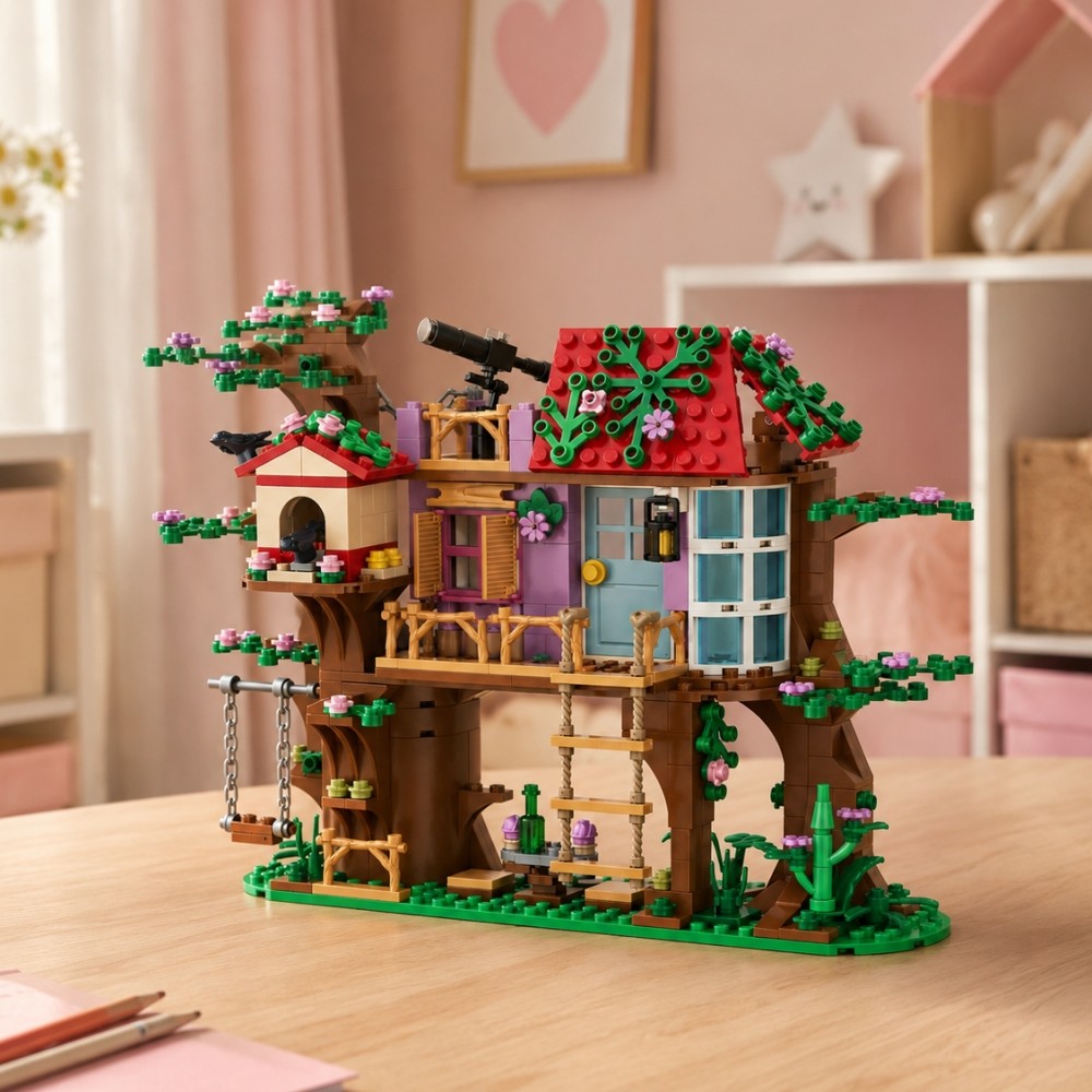 462pcs Set Blok Bangunan Rumah - Bonsai Garden Tree ulasan dan harga