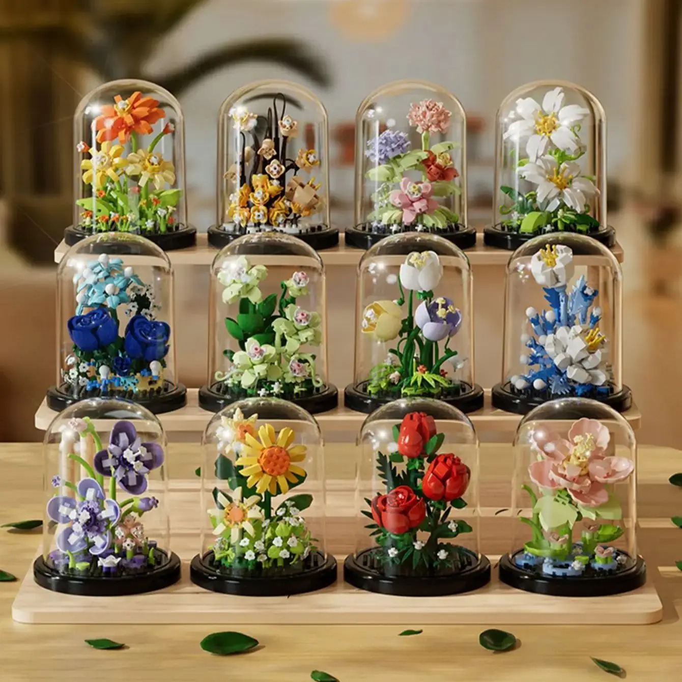 Blok Bangunan Mikro Buket Bung - Bonsai Garden Lego ulasan dan harga