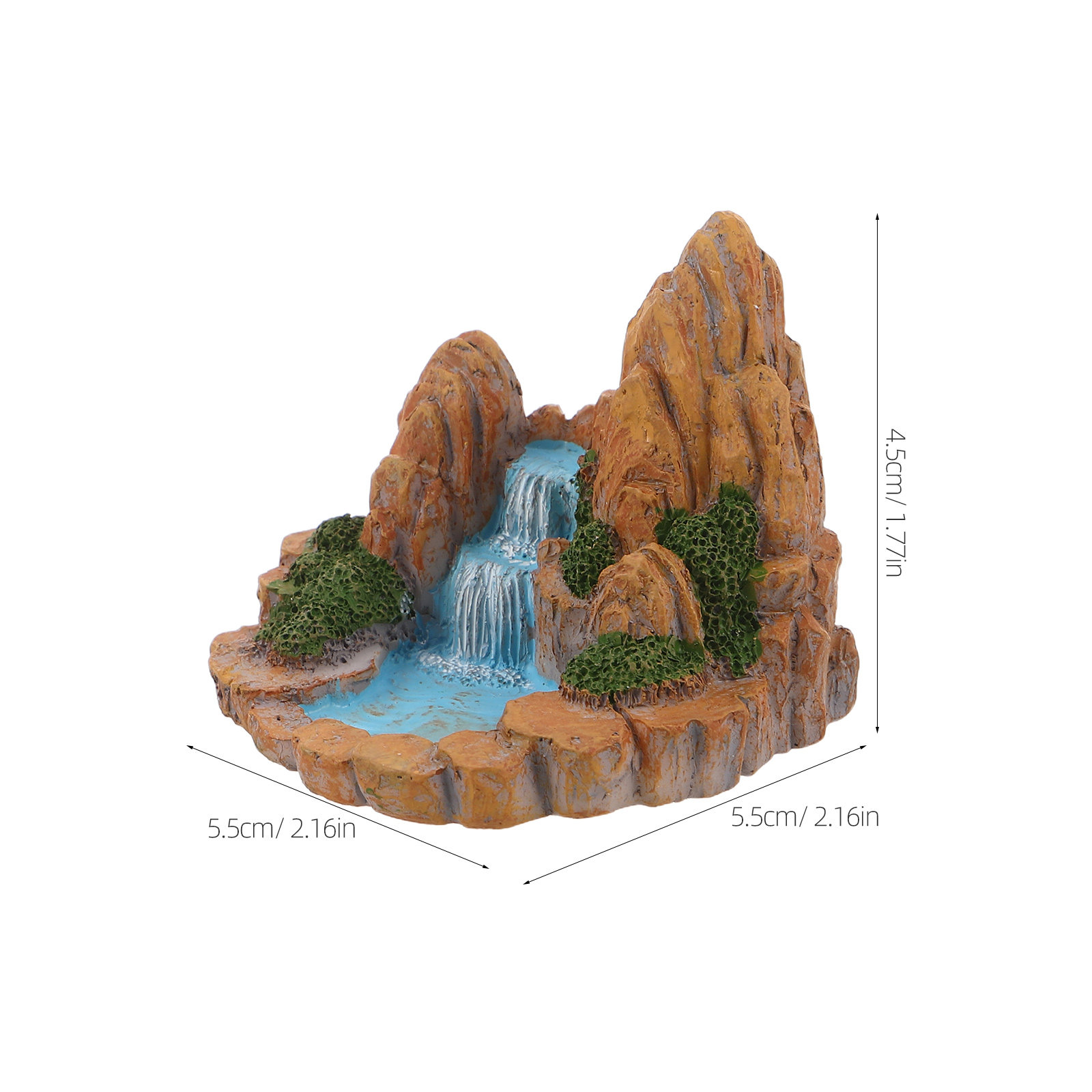 2 Buah Patung Miniatur Kolam B - Bonsai Garden With Pond ulasan dan harga