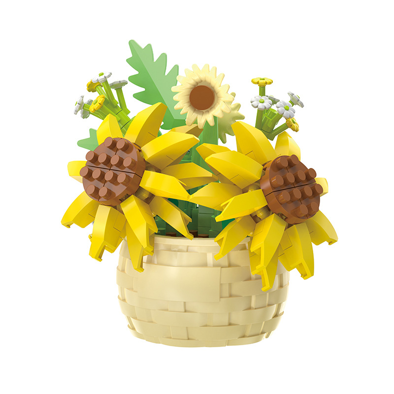 DIY MOC Pot Bunga Mawar Tanama - Bonsai Garden Lego ulasan dan harga